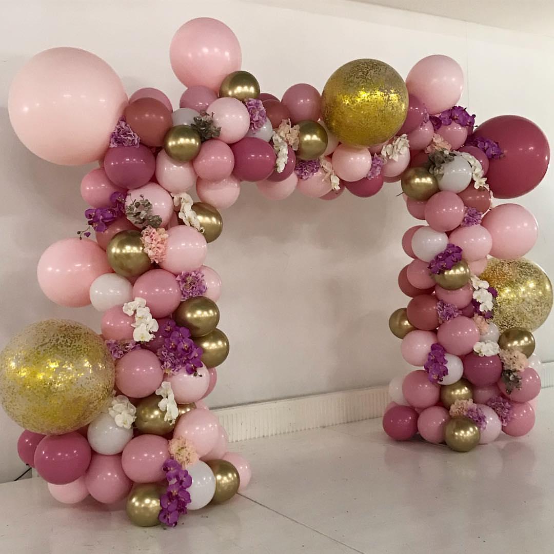 Ballonboog met Bloemen