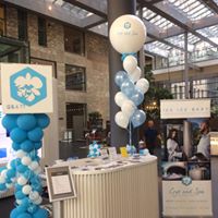 Beurs stand ballondecoratie