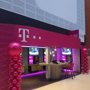 T-Mobile winkelopening ballondecoratie